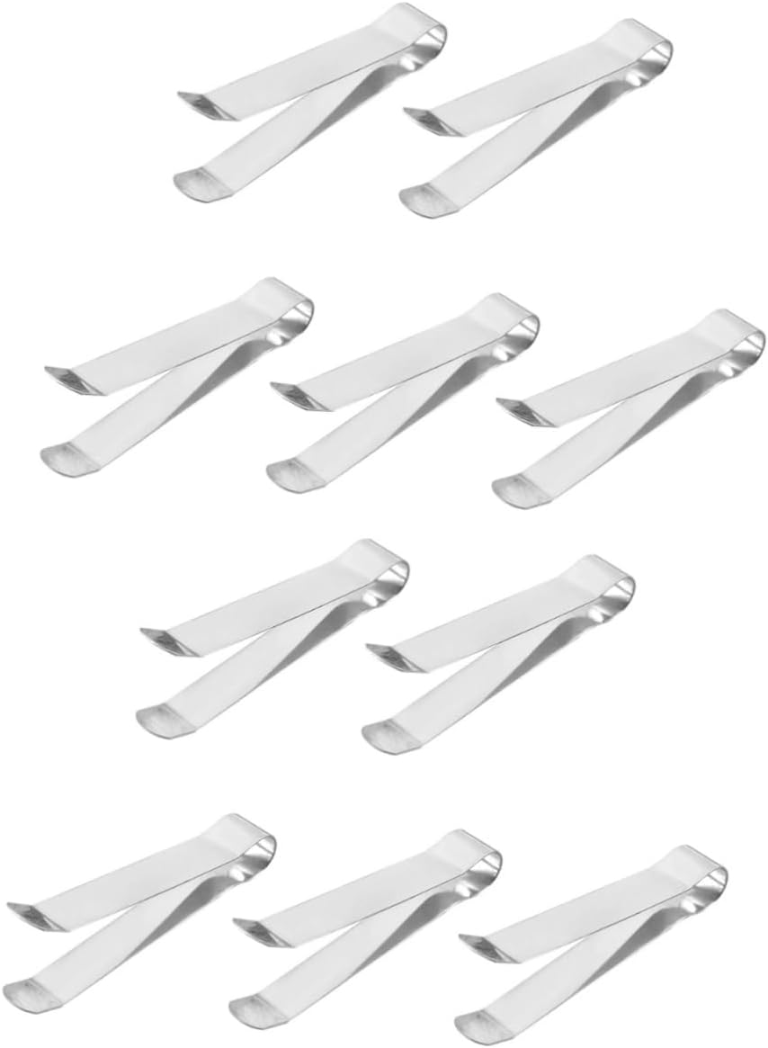 PRETYZOOM 10pcs Candle Extinguishing Clip Metal Wick Clamp for Safe Use