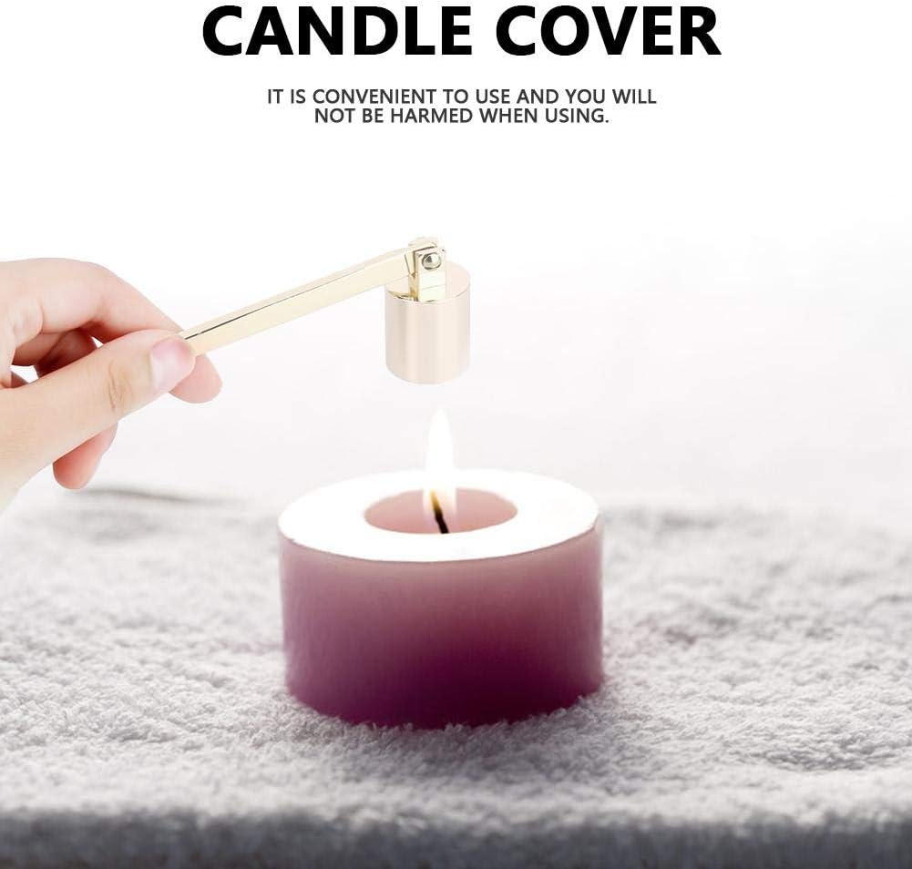 Walfront Gold Stainless Steel Candle Snuffer Tool