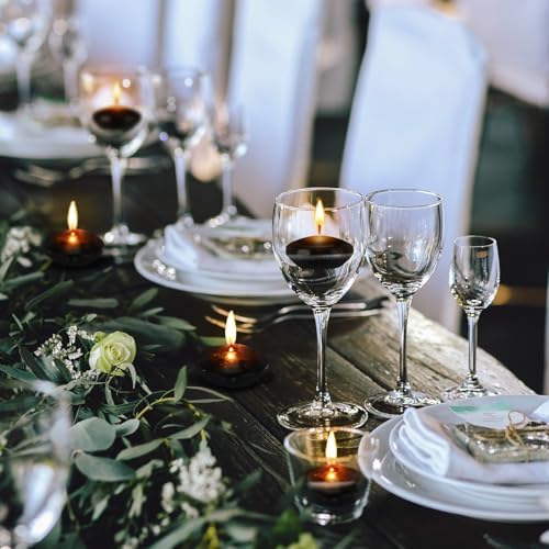 Nuanchu 30 Pcs 15 Inch Unscented Floating Candles for Centerpieces