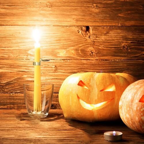 4Pcs Gold Metal Candle Snuffer Extinguisher with Automatic Timer