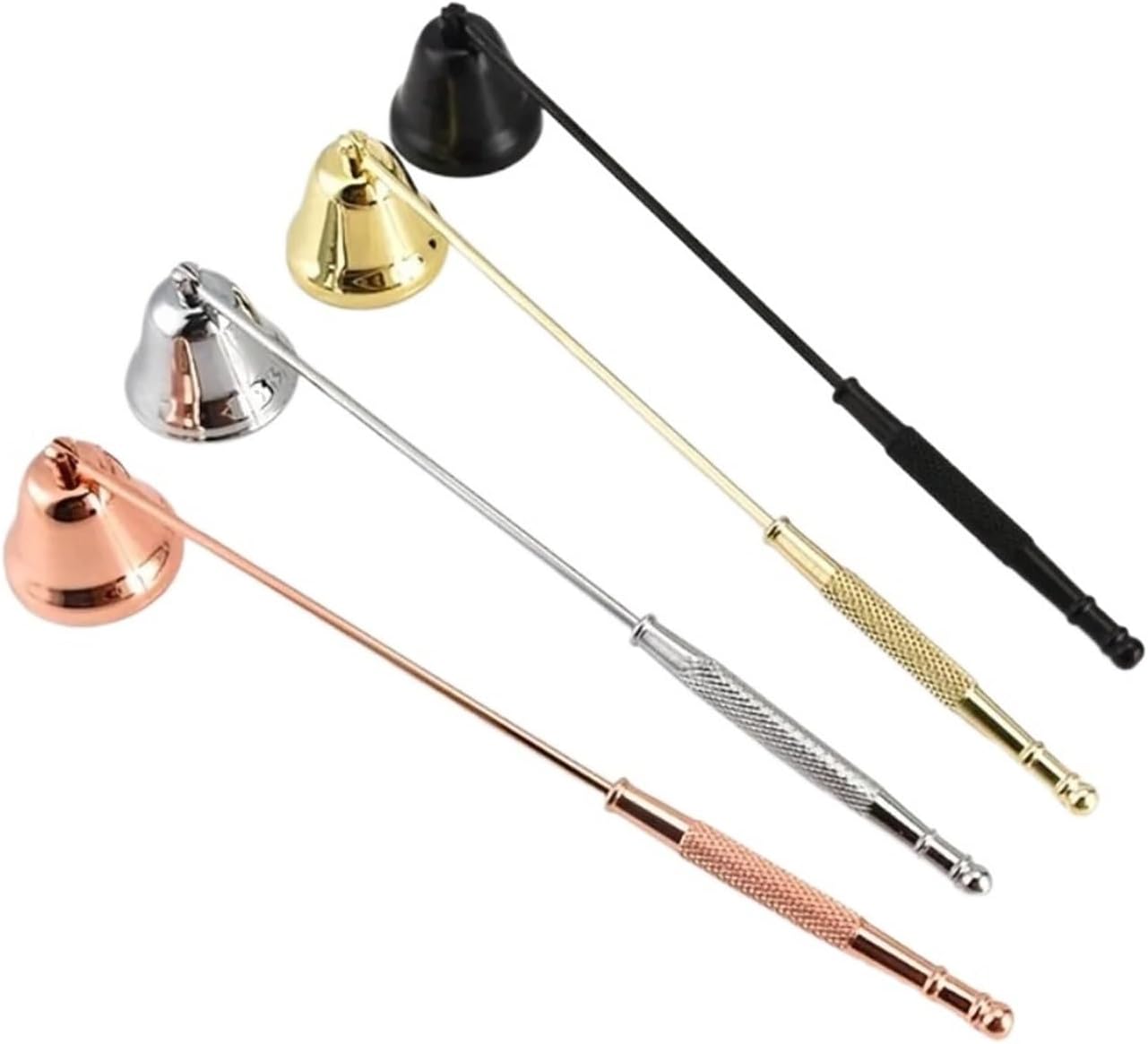 6Pcs Multi Color Candle Snuffer with Long Handle