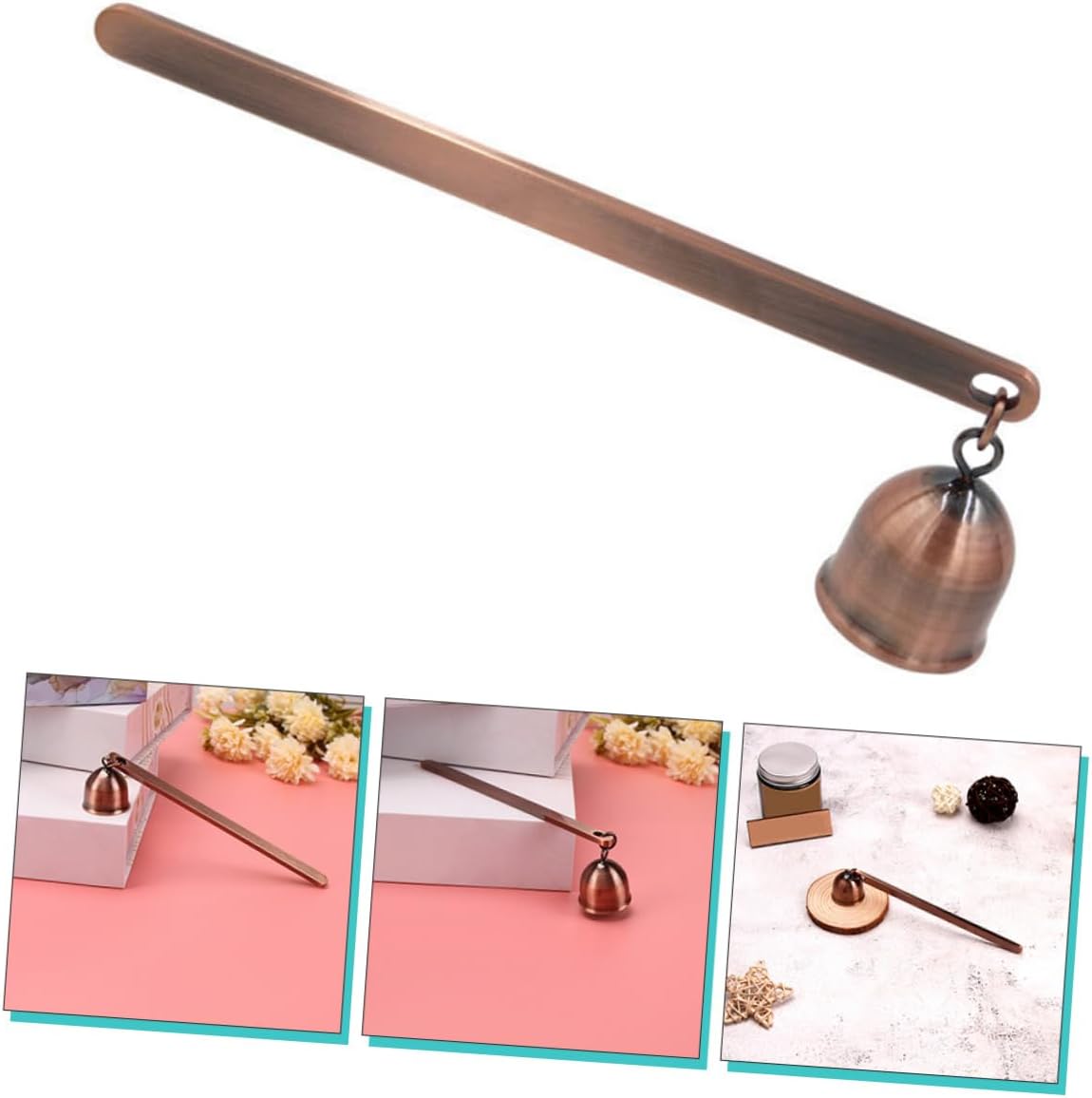 Cabilock Stainless Steel Candle Snuffer with Long Handle