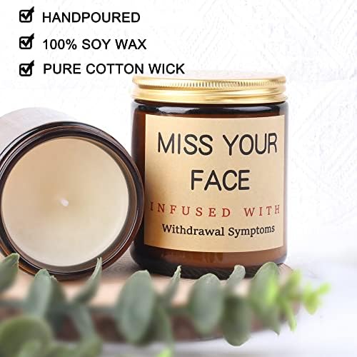Lavender Scented Soy Wax Jar Candles - Personalized Gifts for Friends and Family