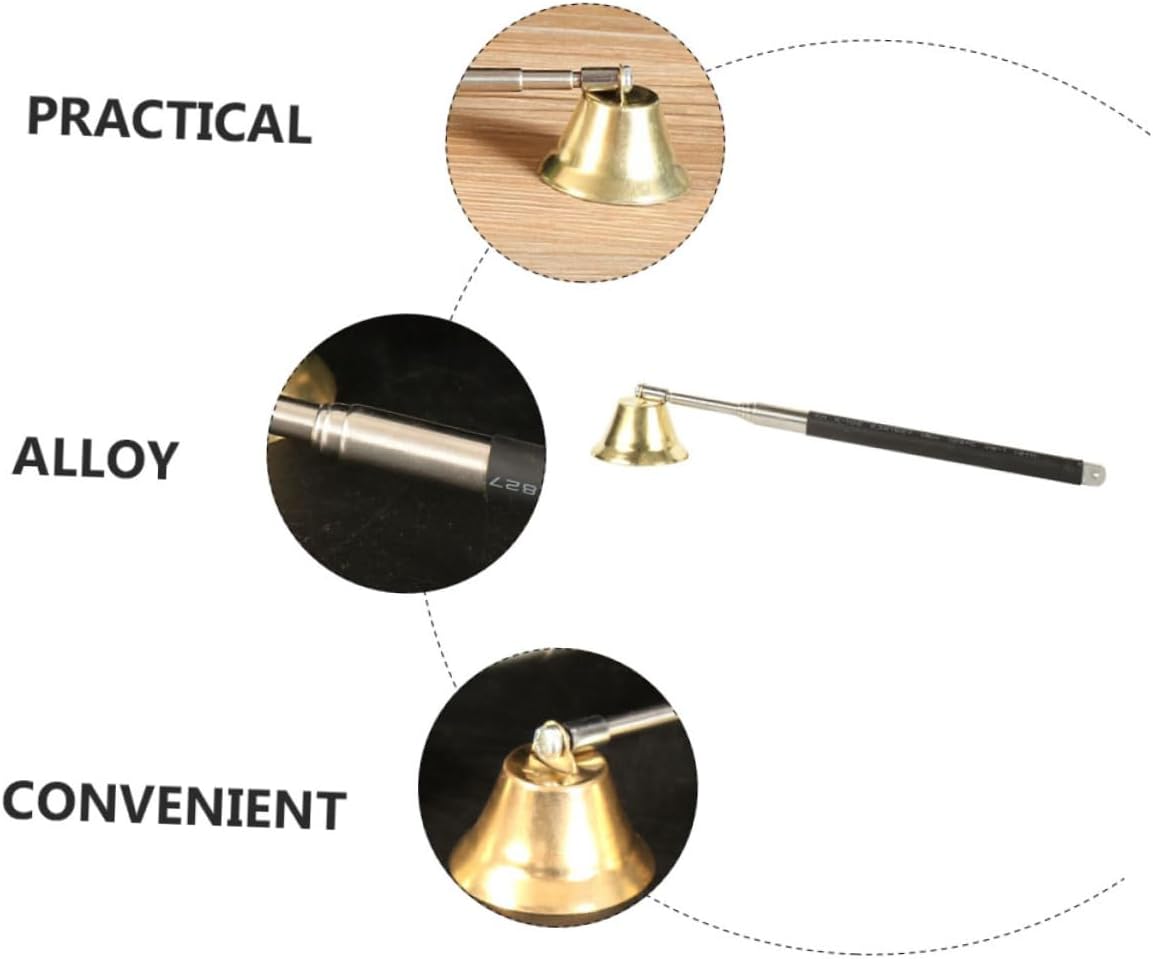 MAGICLULU Telescopic Candle Snuffer with Metal Handle 1-Piece Set