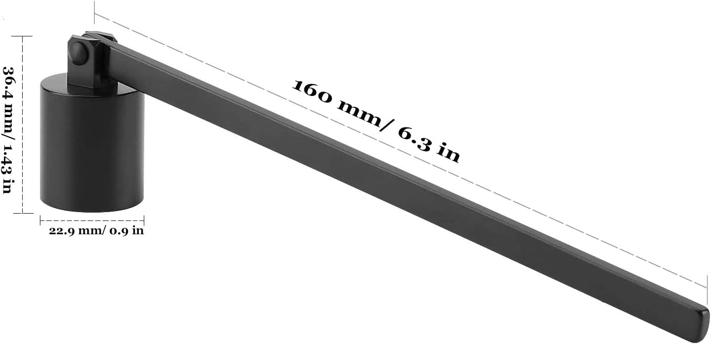 NEOYARDE Candle Snuffer - Matte Black Stainless Steel
