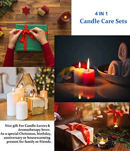 5 In 1 Candle Accessory Kit Silver Set