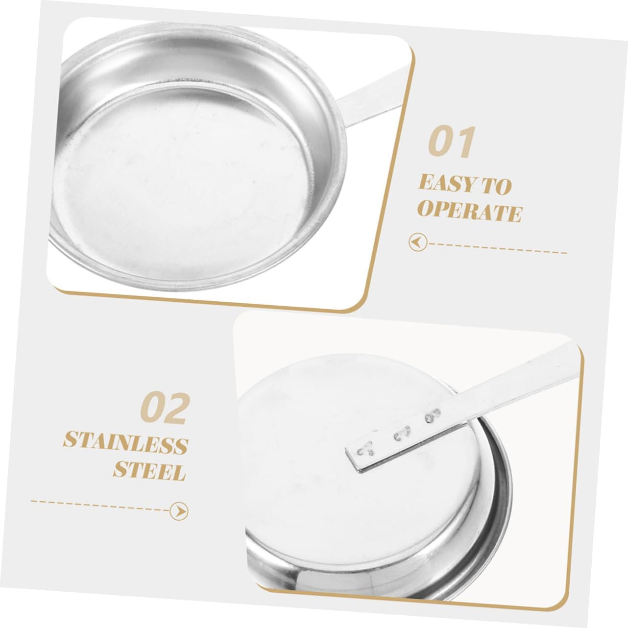 MAGICLULU 5pcs Stainless Steel Candle Snuffer Set