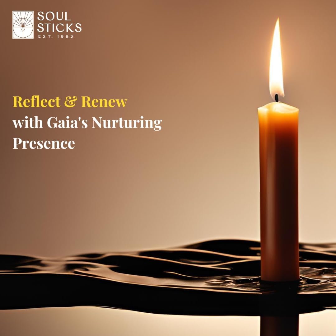 Gaia Magic Spell Chime Taper Candles 20-Pack for Rituals and Meditations