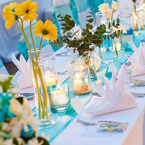 50 Pieces 15 Inch Unscented Floating Candles for Centerpieces