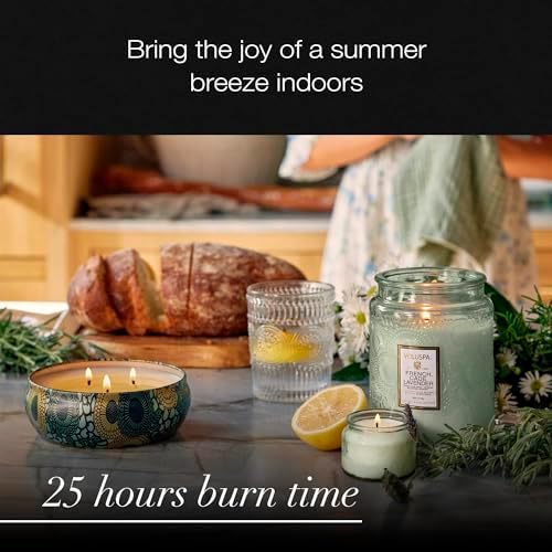 Voluspa French Cade Lavender Jar Candle 32oz 25 Hour Burn