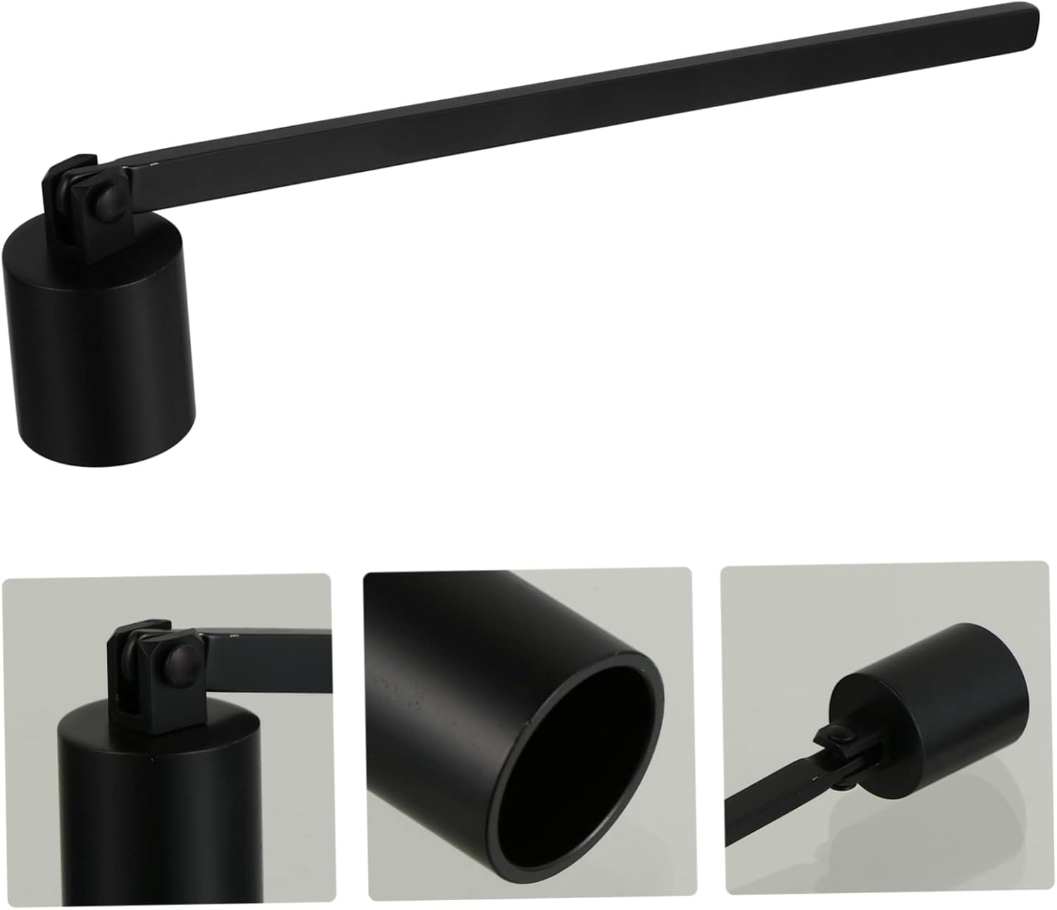 Stainless Steel Candle Snuffer with Long Handle for Safe Flame Extinguishing