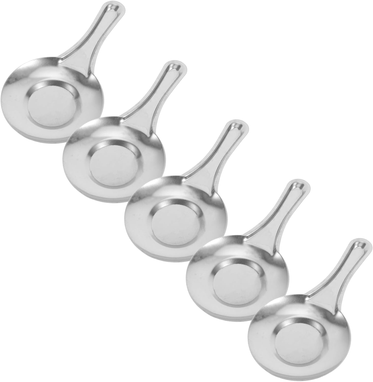 VOSAREA 5pcs Stainless Steel Candle Snuffer Set with Long Handle