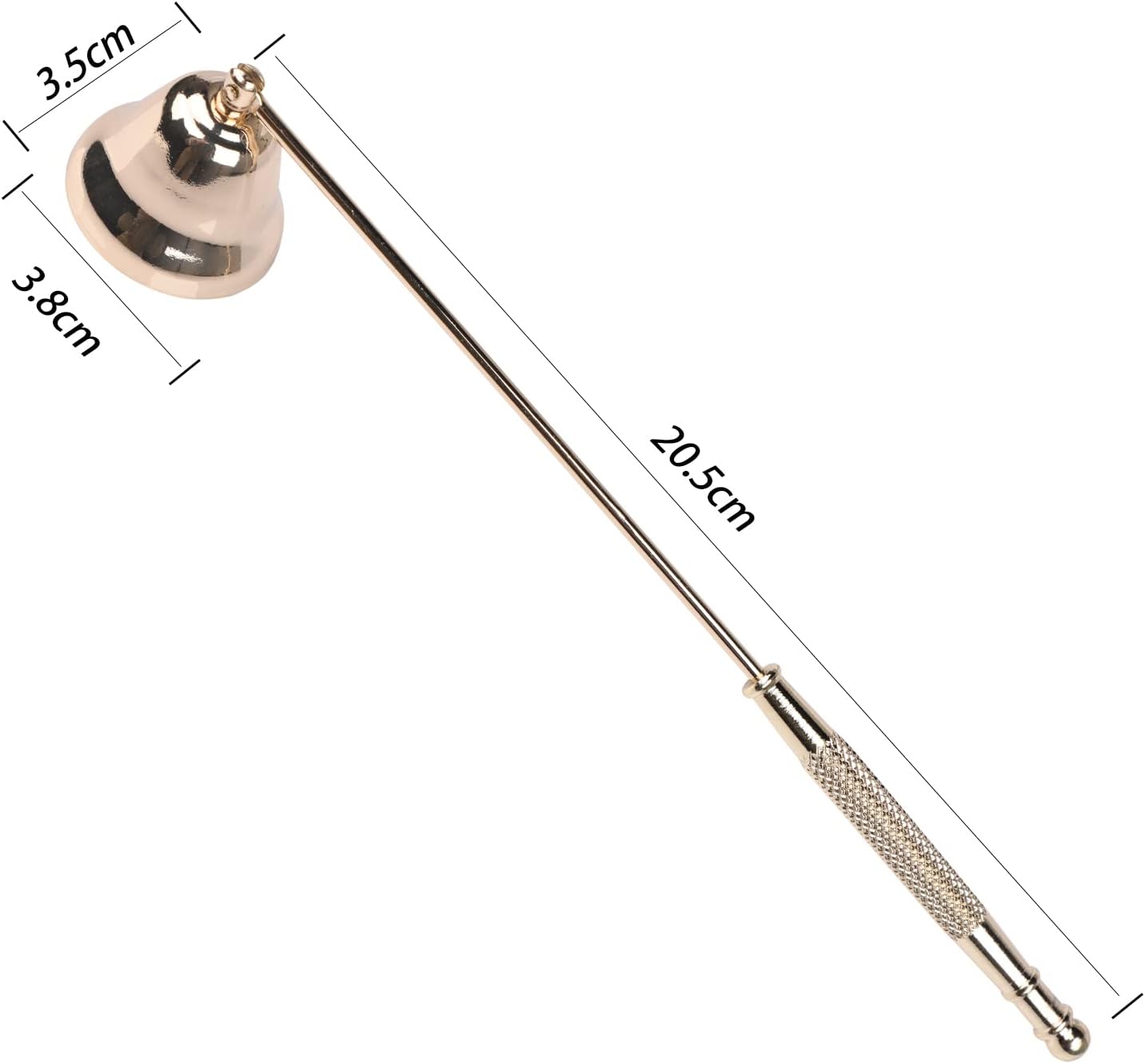 Ibluelover Bell Shaped Candle Snuffer Stainless Steel Extinguisher