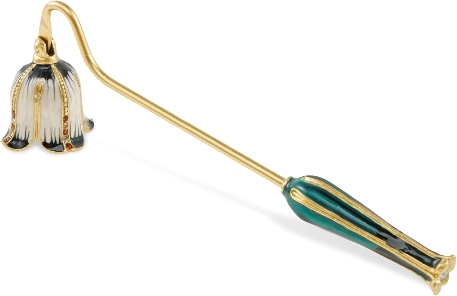 Retro Metal Candle Snuffer with Handle for Safe Flame Extinguishing