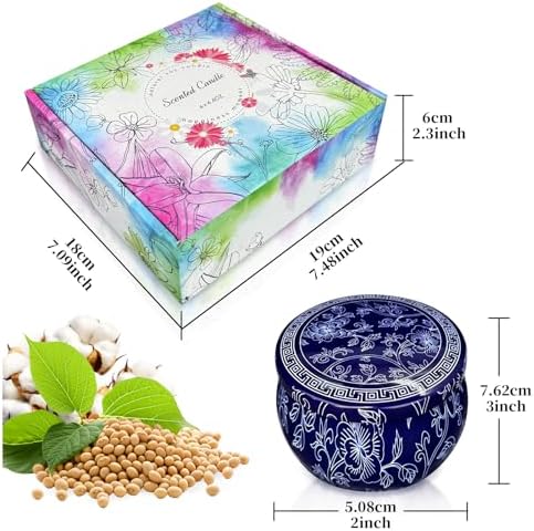 Citronella Candles 4 Pack Natural Soy Wax Outdoor Set