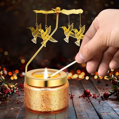 Hummingbird Rotating Scented Candle Set