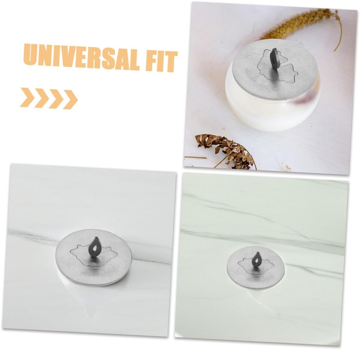 2pcs Stainless Steel Candle Snuffer with Windproof Design for Safe Extinguishing