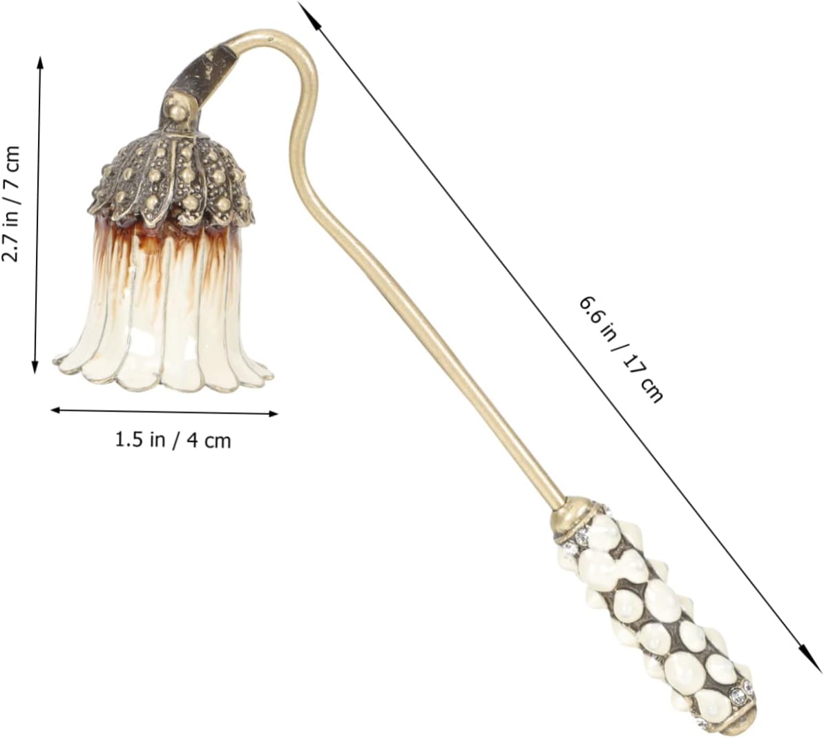 Metal Wick Snuffer Candle Extinguisher with Long Handle