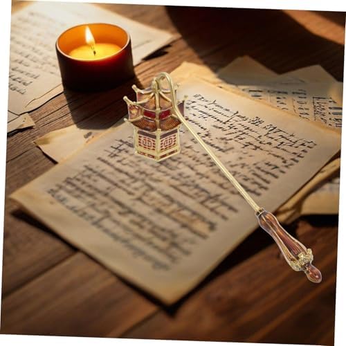 Zerodeko Candle Snuffer Tool with Golden Design