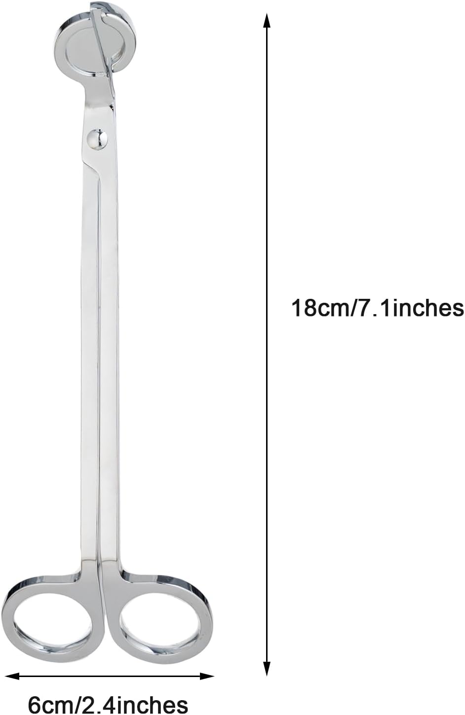 Large Size Candle Wick Trimmer with Stainless Steel Blades
