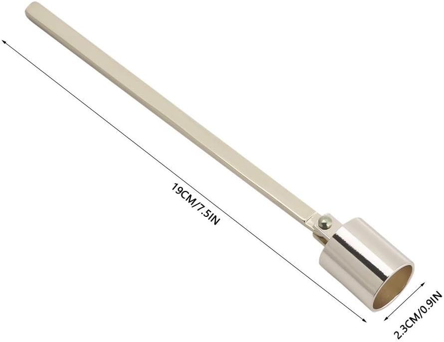 Walfront Gold Stainless Steel Candle Snuffer Tool