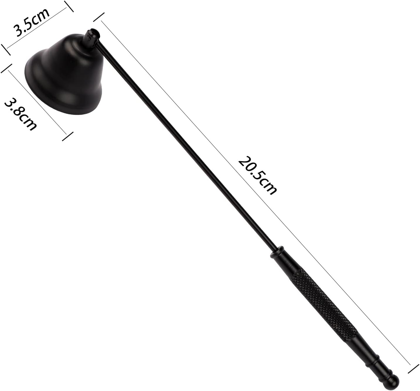 ITODA Stainless Steel Candle Snuffer with Long Handle
