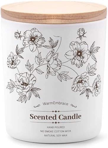 Vanilla Coconut Jar Candle 8 Oz Long Lasting 60 Hours