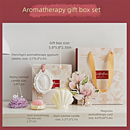ANMIOU Romantic Aroma Candle Set Gift Box 5Pack