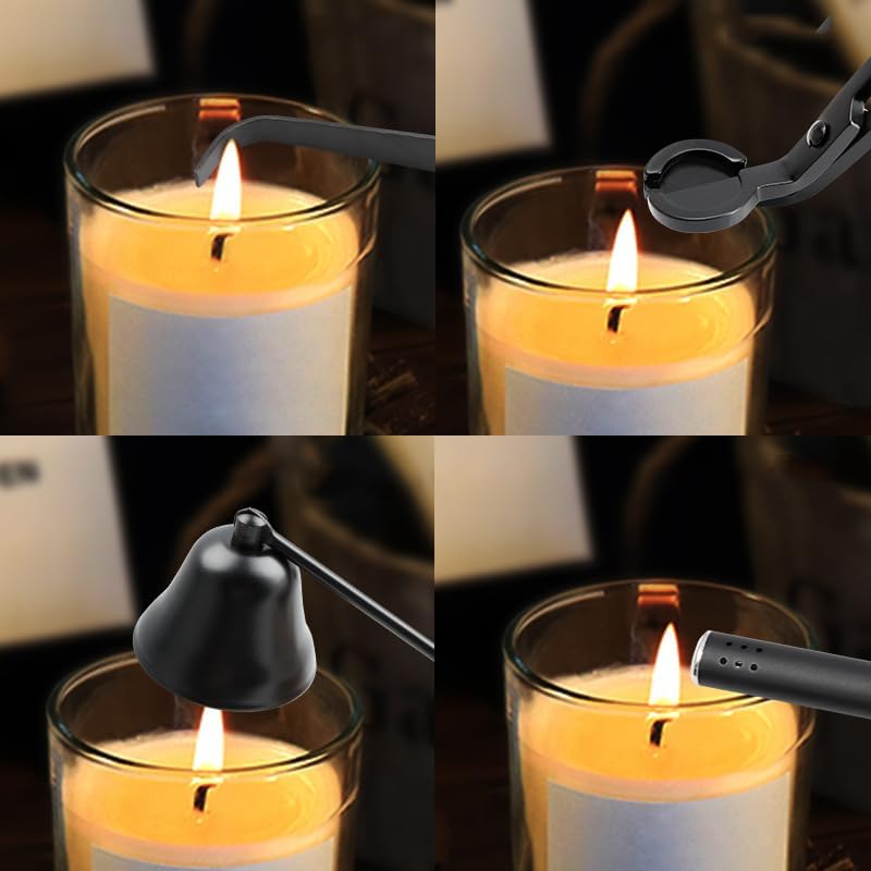 Gugululu 3 in 1 Candle Accessory Set Black