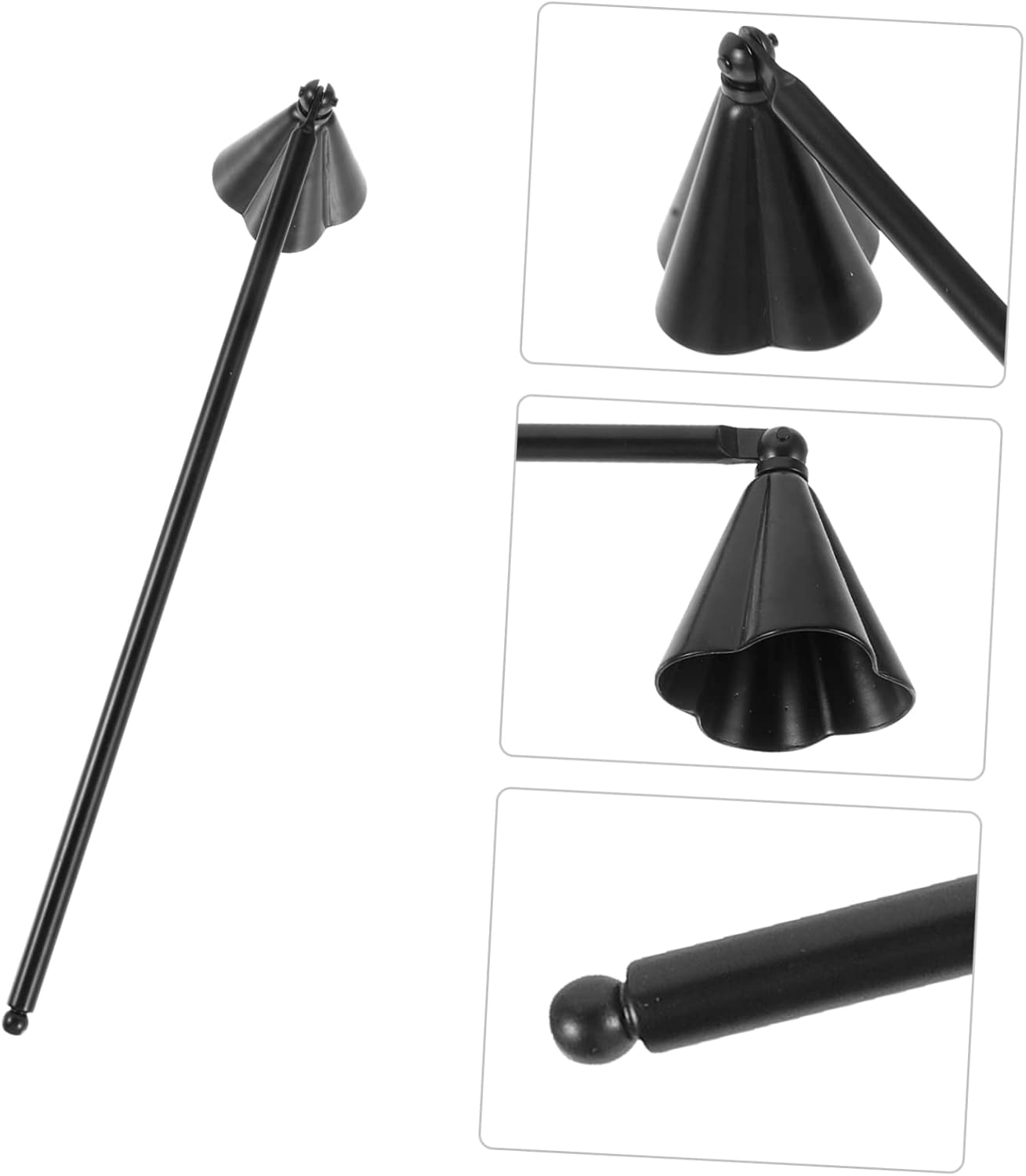 Stainless Steel Candle Snuffer with Long Handle for Safe Extinguishing