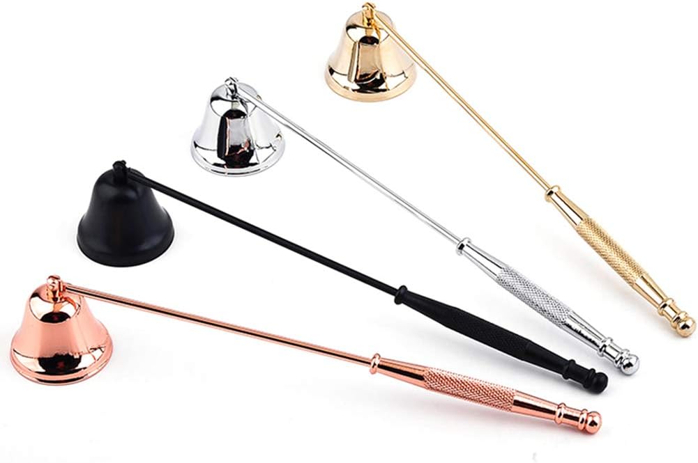 Golden Metal Candle Snuffer with Long Handle