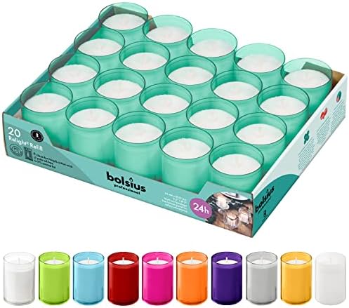 BOLSIUS 24 Hour Votive Candles 20 Pack