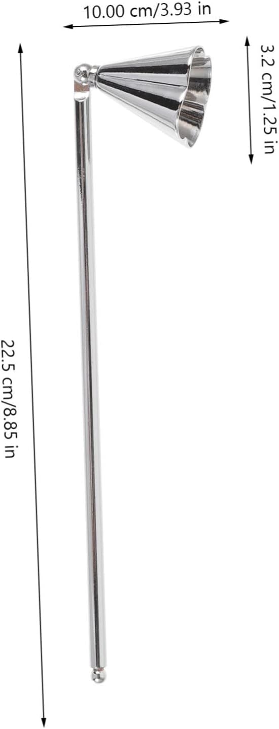 PRETYZOOM Portable Candle Snuffer Stainless Steel Handle Decor Tool