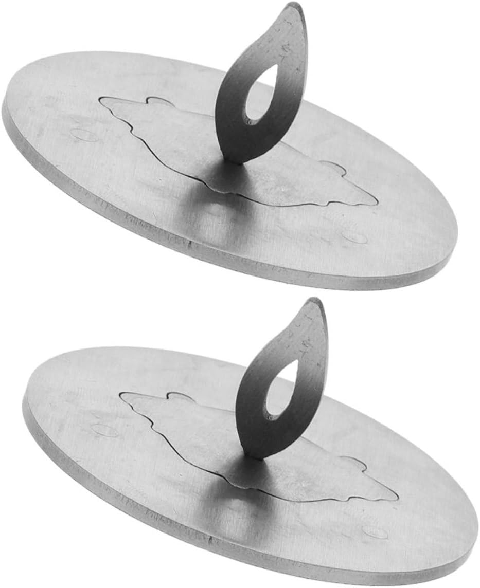2pcs Stainless Steel Candle Snuffer with Windproof Design for Safe Extinguishing