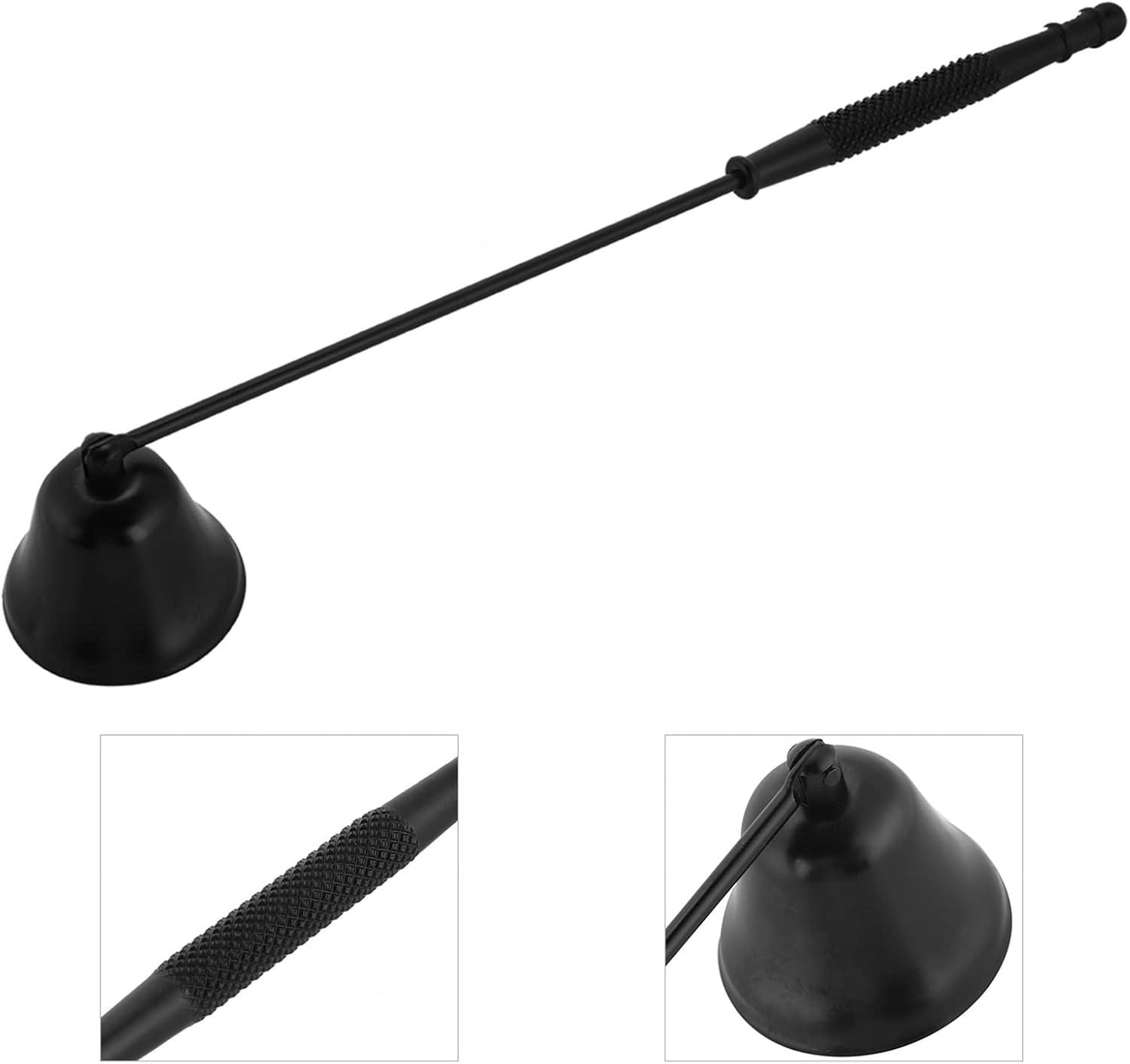 AKLOSIPY Bell Shaped Candle Snuffer in Silver - Stylish and Durable