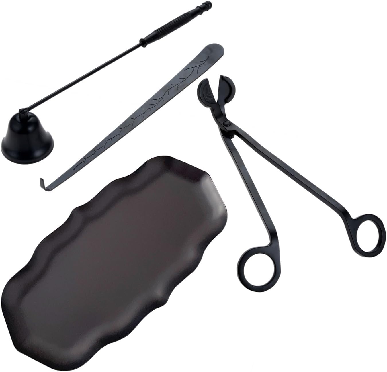 MUXSAM 4-in-1 Candle Care Tool Set Black