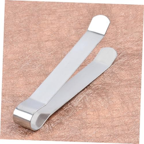 IMIKEYA 25pcs Candle Extinguishing Clip Metal Wick Clamp for Snuffing