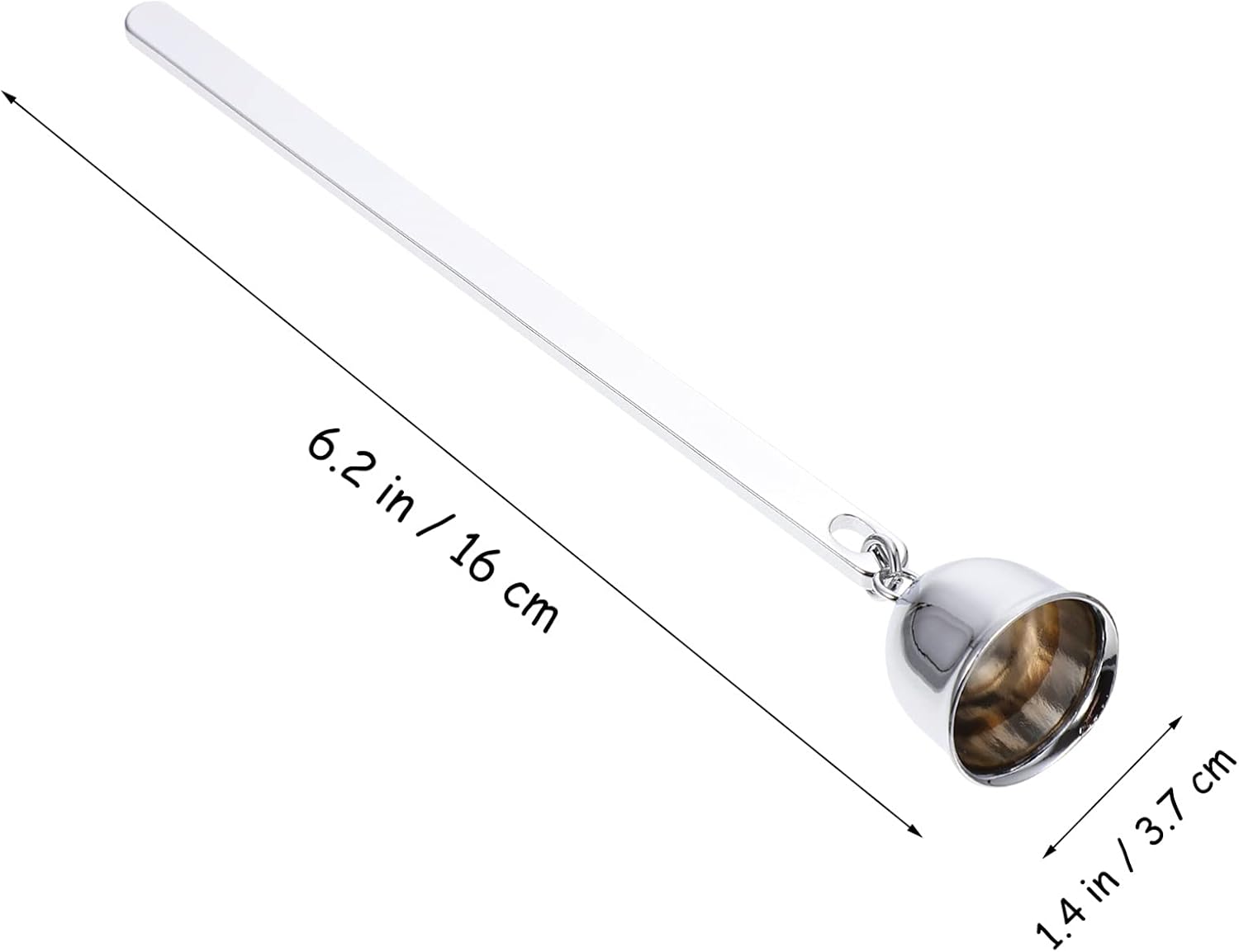 Bell Shape Stainless Steel Candle Snuffer with Long Handle