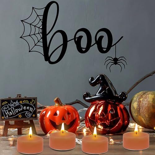 Pumpkin Scented Tea Light Candles Natural Soy Wax with Essential Oils