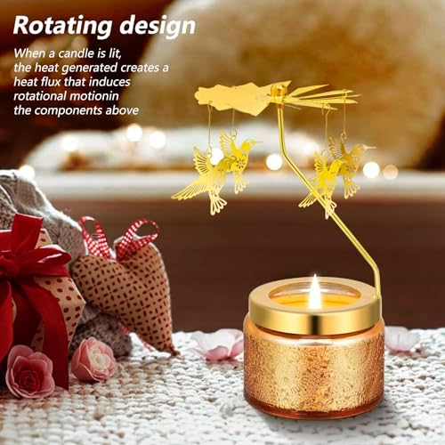 Hummingbird Rotating Scented Candle Set