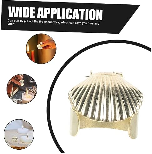 Cabilock 4pcs Automatic Candle Snuffer Caps for Safe and Elegant Use