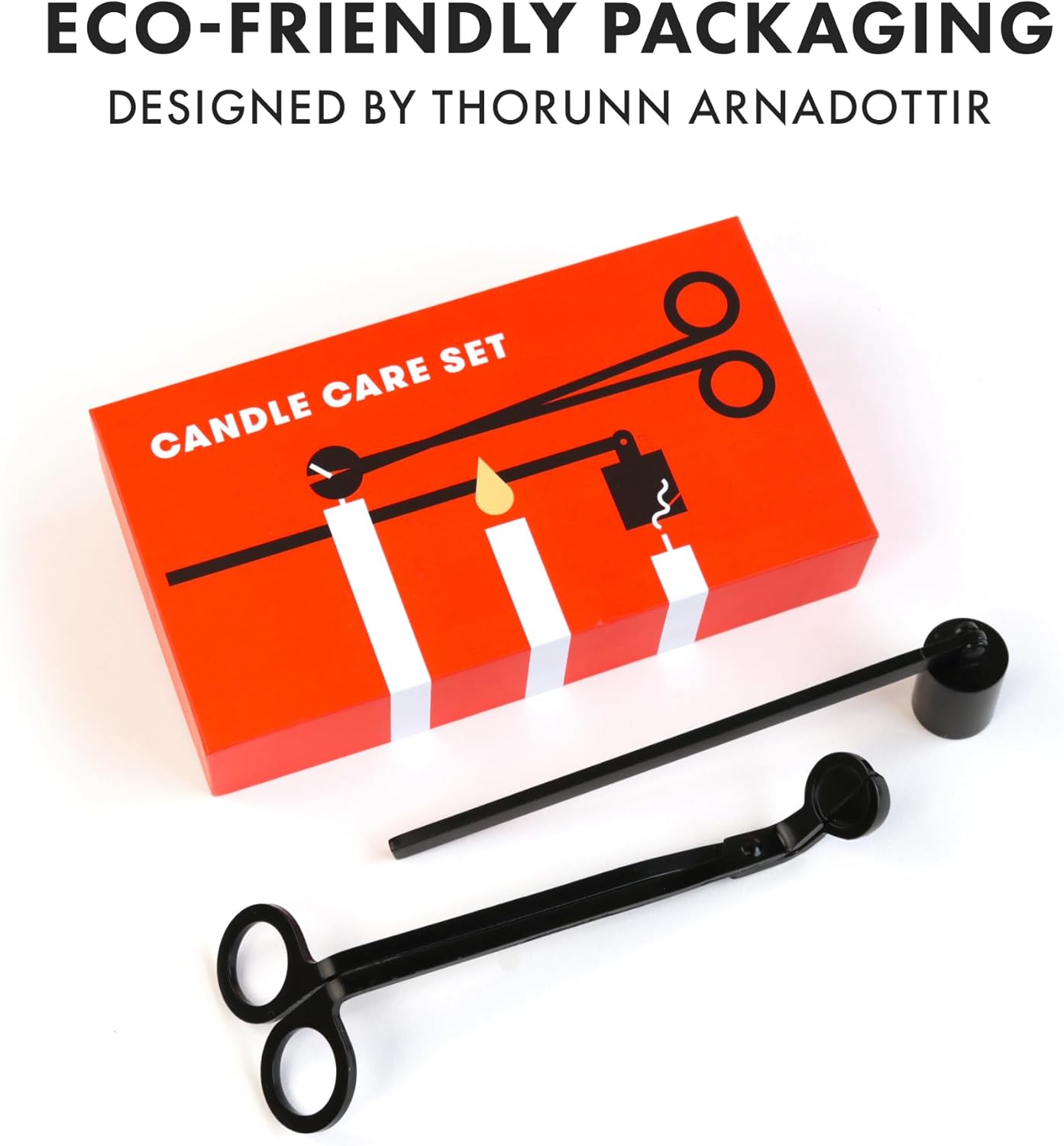 Candle Care Set with Wick Trimmer and Snuffer