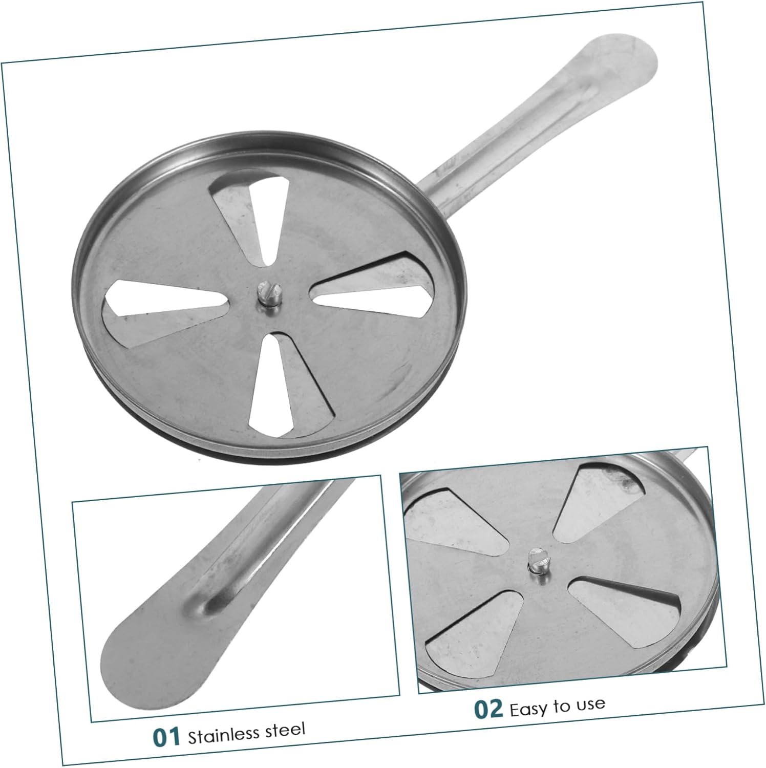 Stainless Steel Adjustable Candle Snuffer Cover for Oil Lamps