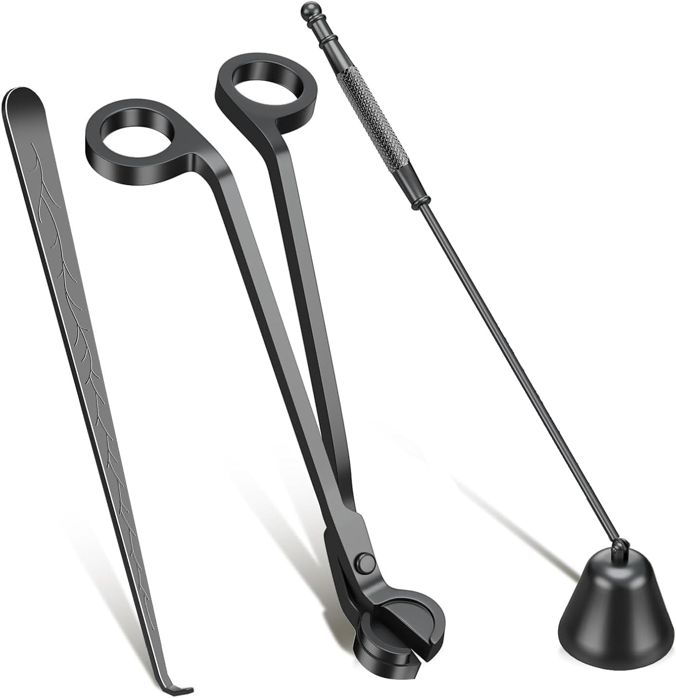 3 Pack Candle Wick Trimmer Set with Snuffer and Dipper