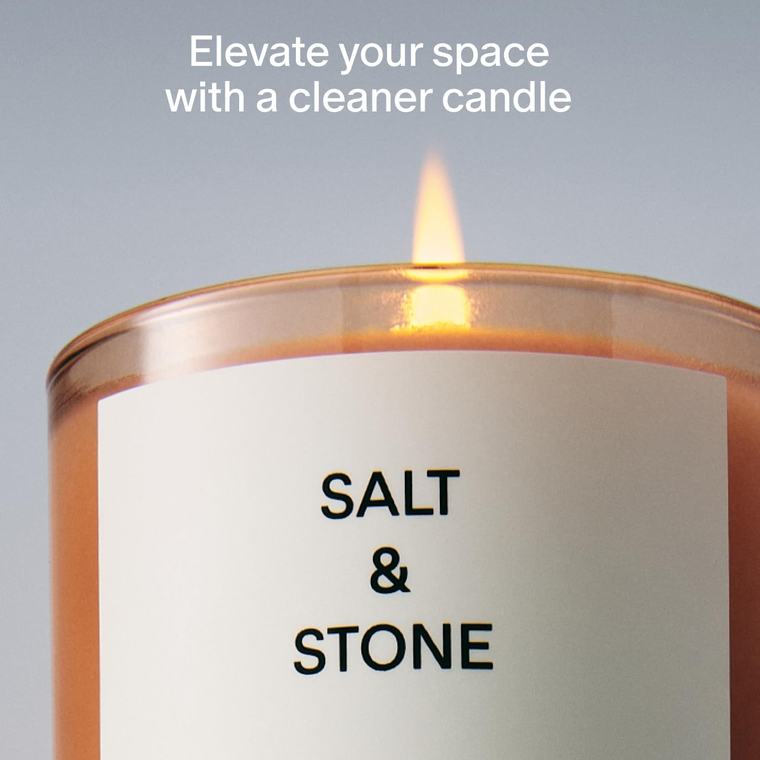 Salt Stone Aromatic Candle 50 Hour Burn Coconut Soy Blend