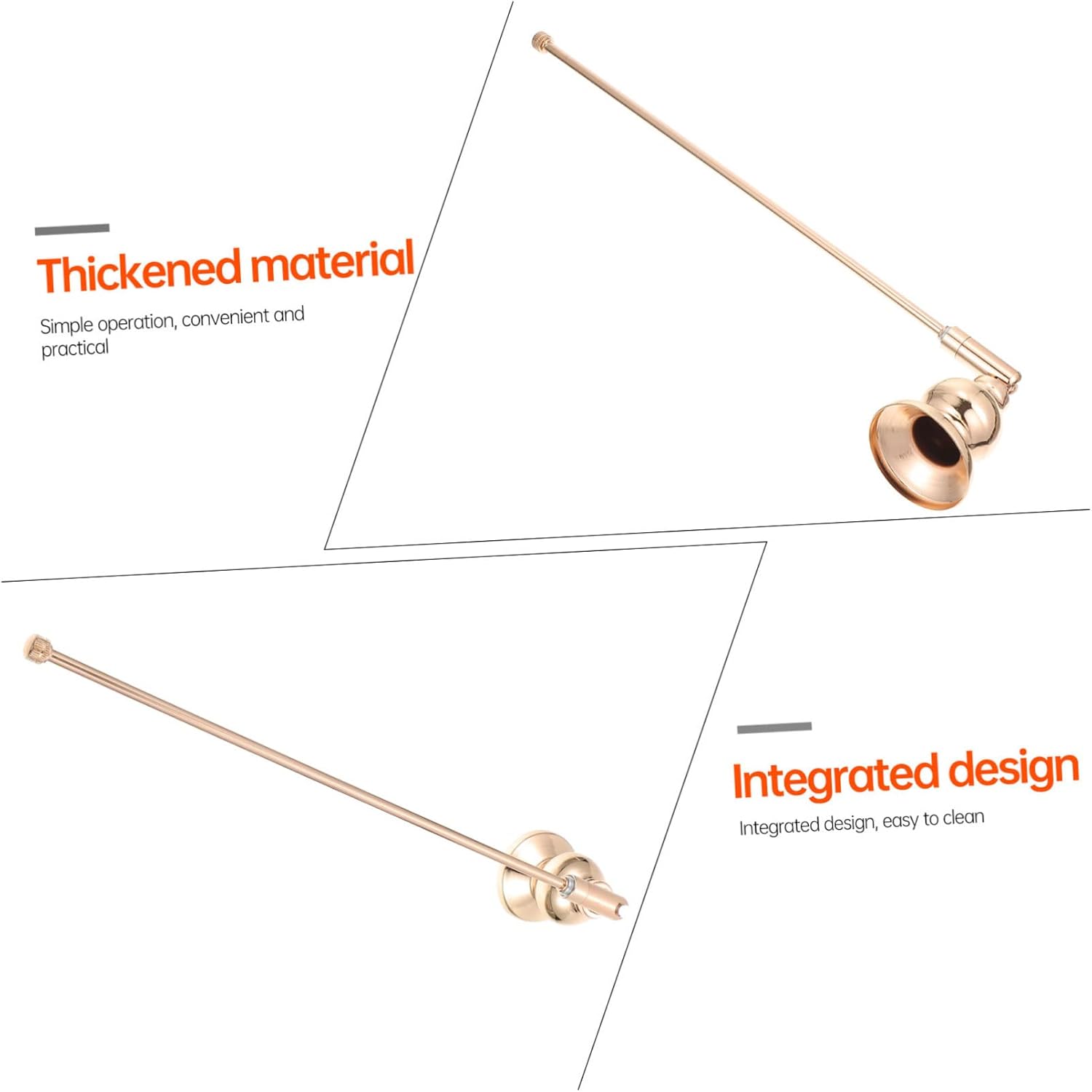 IMIKEYA 3Pcs Candle Snuffer Handle Set