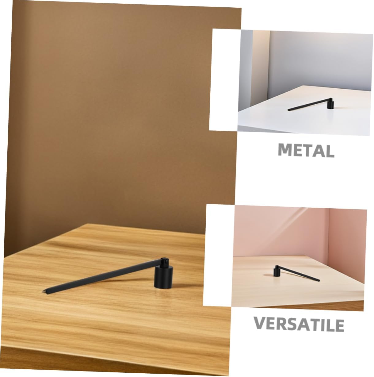 MAGICLULU 2Pcs Stainless Steel Candle Snuffer
