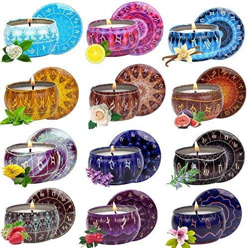 12 Constellations Scented Candle Gift Set