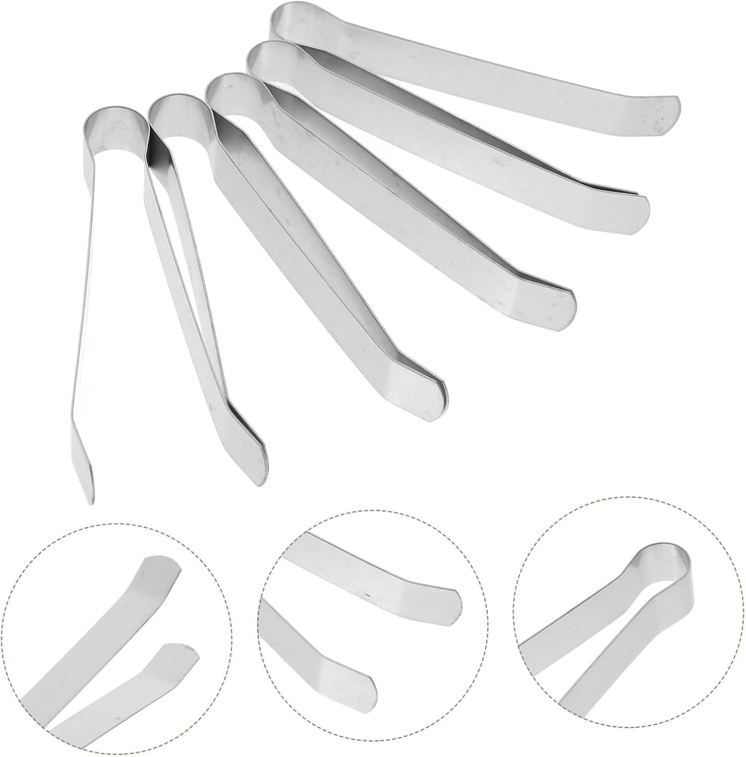 5pcs Stainless Steel Candle Extinguisher Clips
