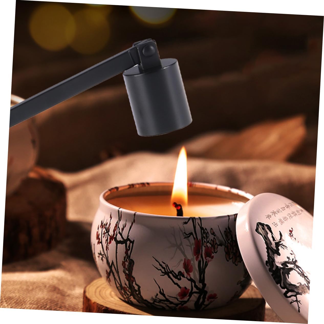 Cabilock 3pcs Stainless Steel Candle Snuffer Set